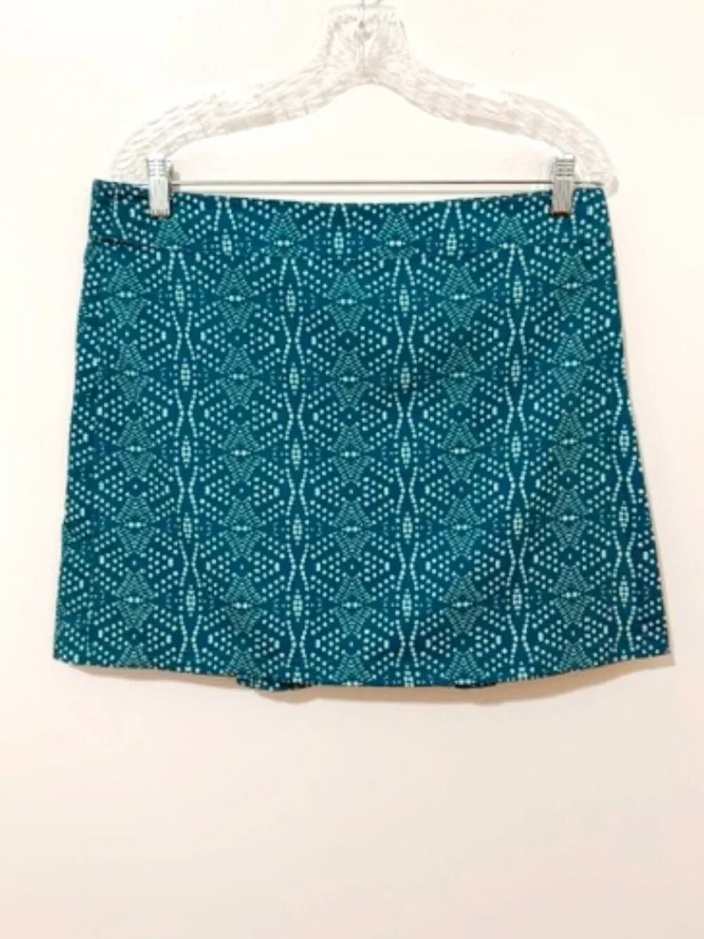Ripskirt Hawaii Playa Ocean Blue White Wrap Skirt Length 1 Size L (12-14) NWT